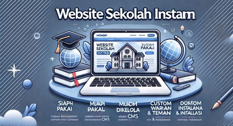 Website Sekolah & Lembaga Edukasi dengan Multibahasa / Bilingual